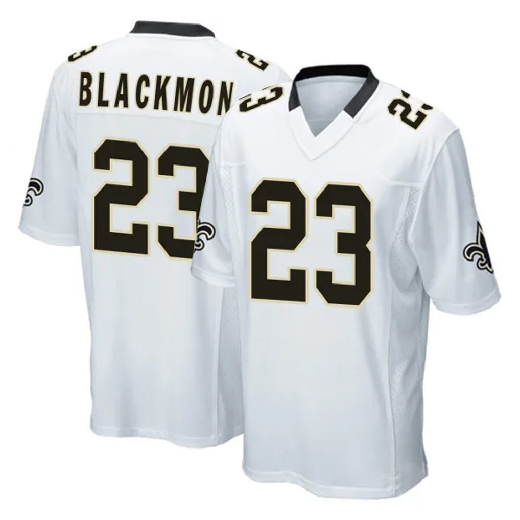 Vanessashop NO.Saints #23 Julian Blackmon Player White Home Game Stitched Jerseys