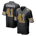 Vanessashop NO.Saints #41 Alvin Kamara Player Black Alternate Home Game Stitched Jerseys