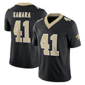 Vanessashop NO.Saints #41 Alvin Kamara Player Black Limited Vapor F.U.S.E. Home Game Stitched Jerseys