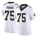 Vanessashop NO.Saints #75 Taliese Fuaga Player White Limited Vapor F.U.S.E. Home Game Stitched Jerseys