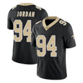 Vanessashop NO.Saints #94 Cameron Jordan Player Black Limited Vapor Untouchable Home Game Stitched Jerseys