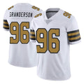 Vanessashop NO.Saints #96 Carl Granderson Player White Limited Color Rush Home Game Stitched Jerseys