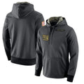 Vanessashop NY.Giants Gray Salute to Service Hoodies Limited Game Blank Player Stitched Jerseys