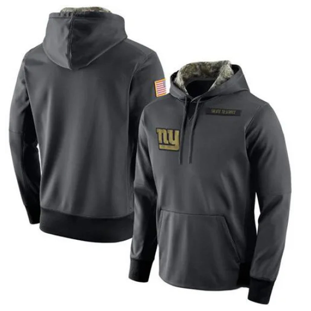 Vanessashop NY.Giants Gray Salute to Service Hoodies Limited Game Blank Player Stitched Jerseys