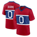 Vanessashop NY.Giants #0 Brian Burns Player Red Century Home Game Stitched Jerseys