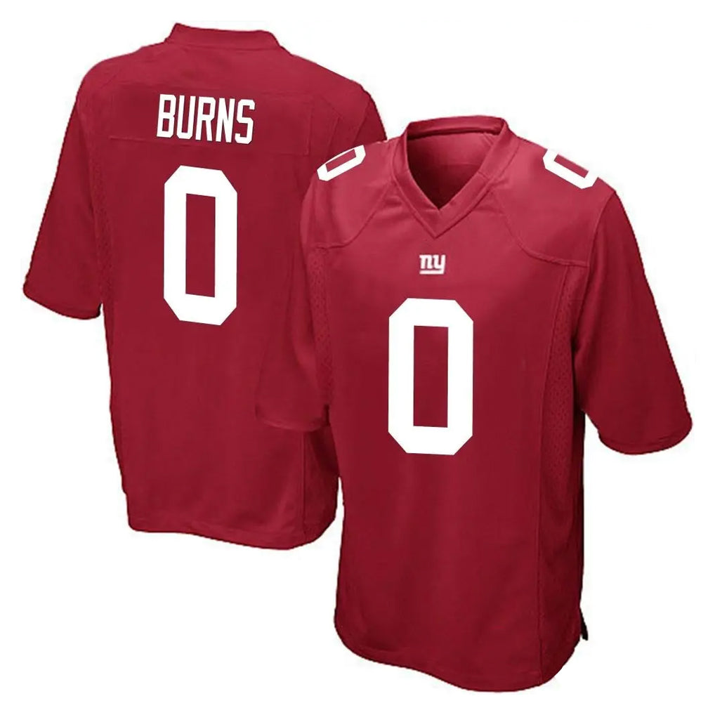 Vanessashop NY.Giants #0 Brian Burns Player Red Home Game Stitched Jerseys