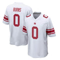 Vanessashop NY.Giants #0 Brian Burns Player White Home Game Stitched Jerseys