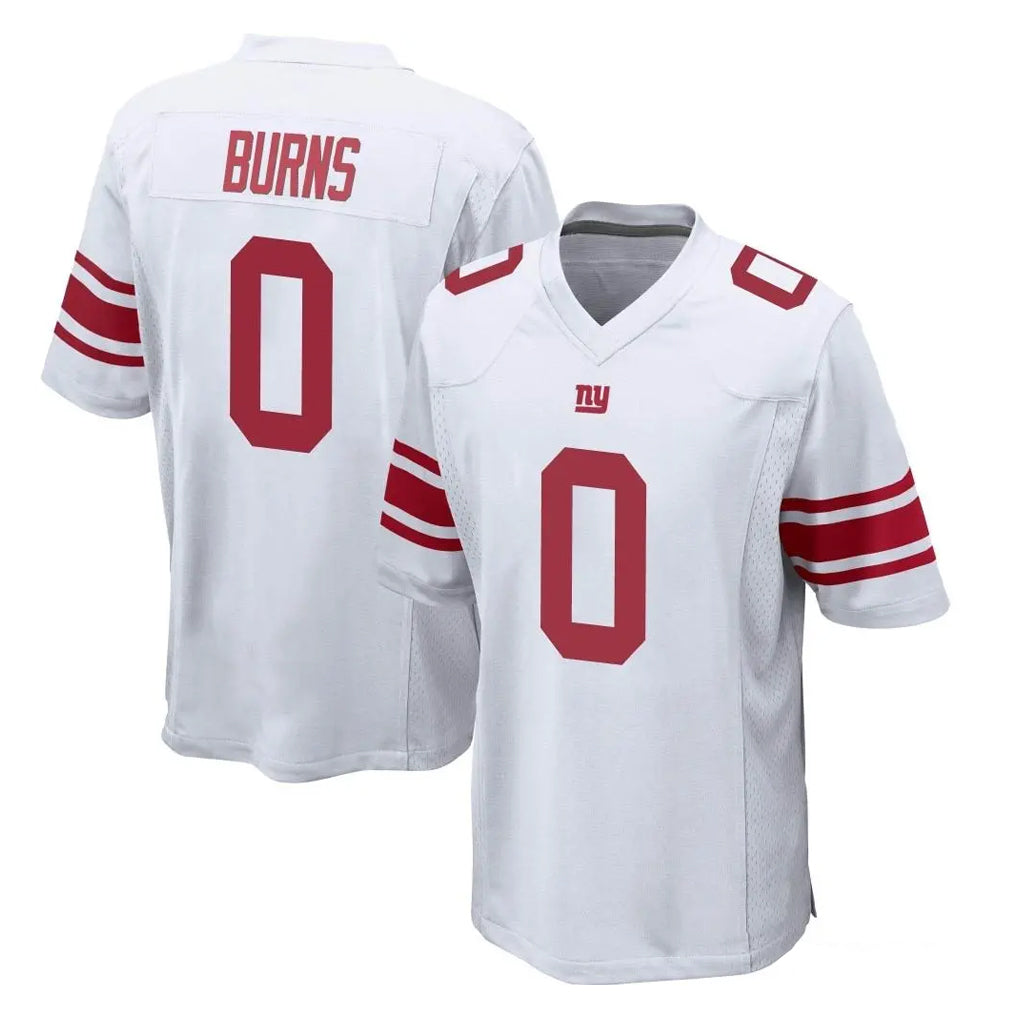 Vanessashop NY.Giants #0 Brian Burns Player White Home Game Stitched Jerseys