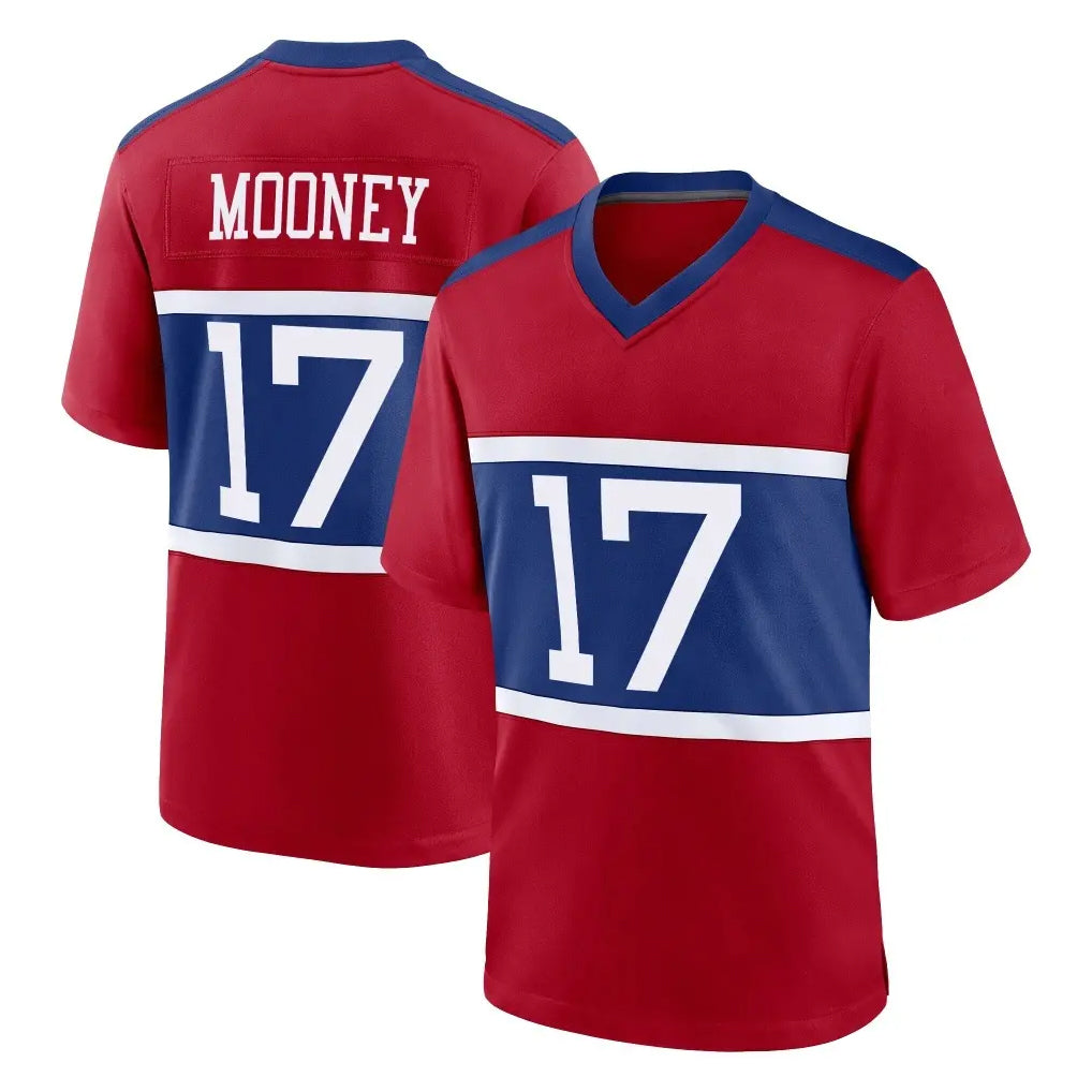 Vanessashop NY.Giants #17 Darnell Mooney Player Red Century Home Game Stitched Jerseys