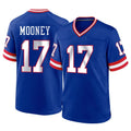 Vanessashop NY.Giants #17 Darnell Mooney Player Royal Classic Home Game Stitched Jerseys