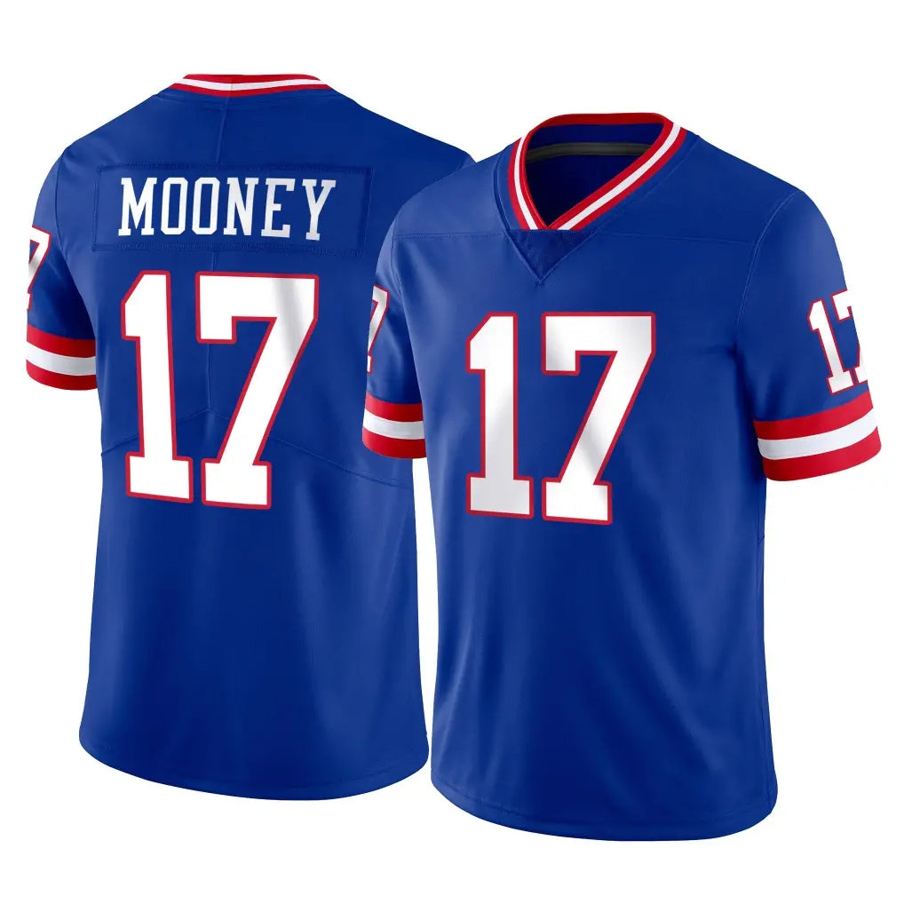 Vanessashop NY.Giants #17 Darnell Mooney Player Royal Classic Vapor Home Game Stitched Jerseys