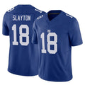 Vanessashop NY.Giants #18 Darius Slayton Player Royal Limited Vapor F.U.S.E. Home Game Stitched Jerseys