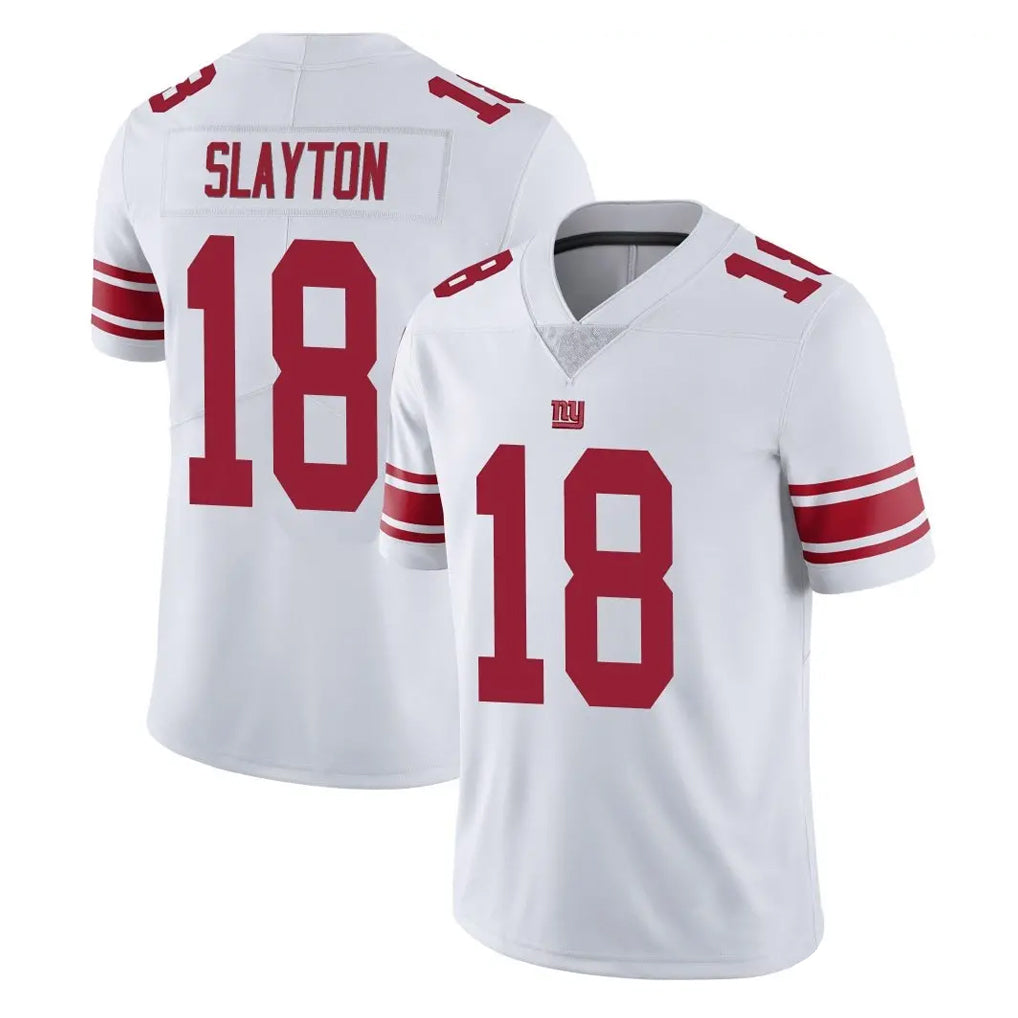 Vanessashop NY.Giants #18 Darius Slayton Player White Limited Vapor Untouchable Home Game Stitched Jerseys