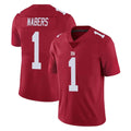 Vanessashop NY.Giants #1 Malik Nabers Player Red Limited Vapor Untouchable Home Game Stitched Jerseys