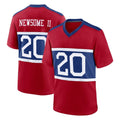 Vanessashop NY.Giants #20 Greg Newsome II Player Red Century Home Game Stitched Jerseys