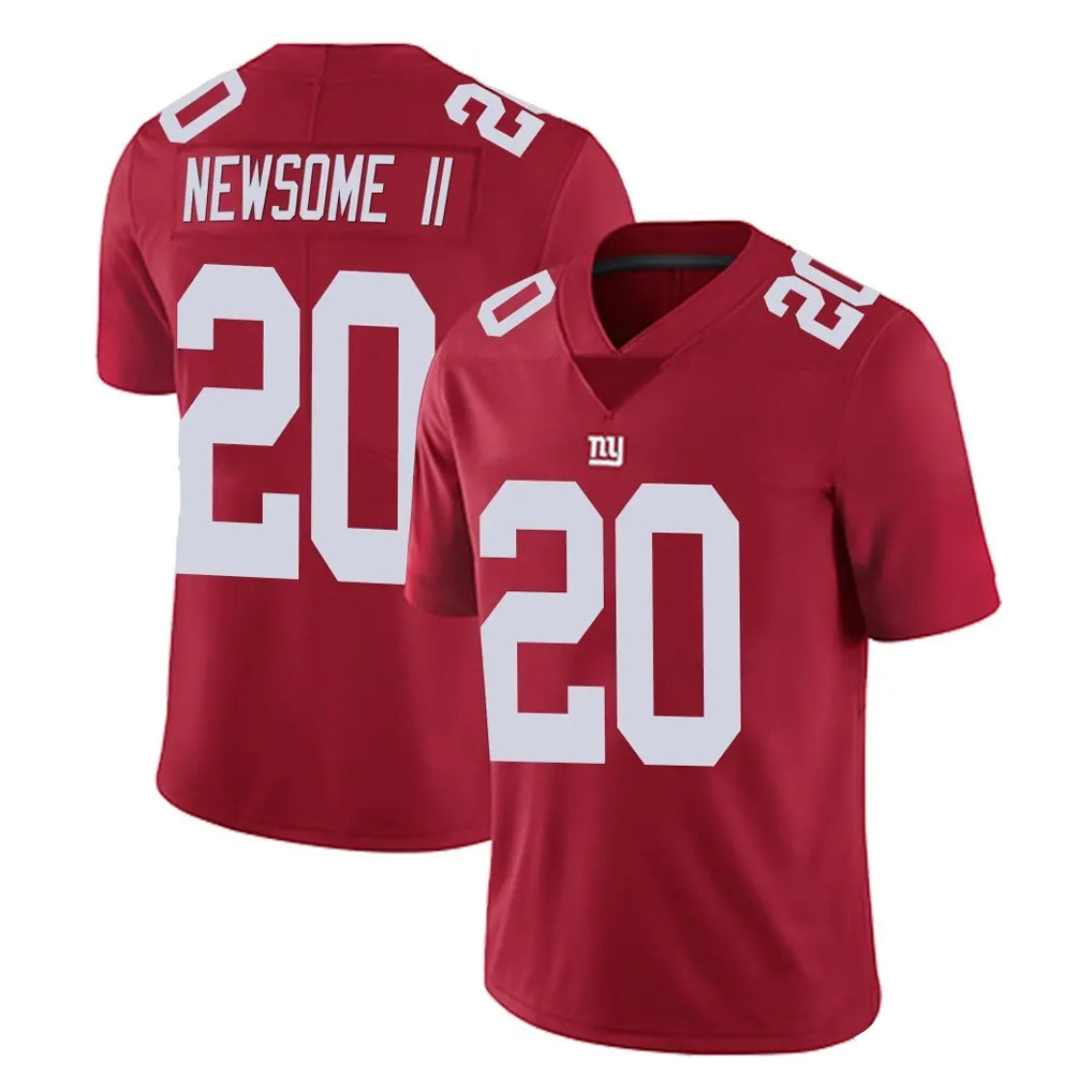 Vanessashop NY.Giants #20 Greg Newsome II Player Red Limited Vapor Untouchable Home Game Stitched Jerseys