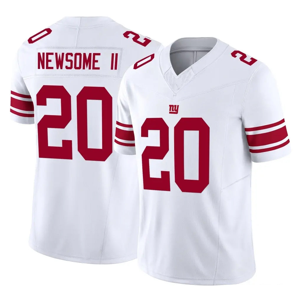 Vanessashop NY.Giants #20 Greg Newsome II Player White Limited Vapor F.U.S.E. Home Game Stitched Jerseys