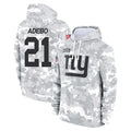 Vanessashop NY.Giants #21 Paulson Adebo Player Arctic Camo Salute to Service Pullover Hoodies Limited Game Stitched Jerseys