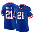 Vanessashop NY.Giants #21 Paulson Adebo Player Royal Classic Home Game Stitched Jerseys