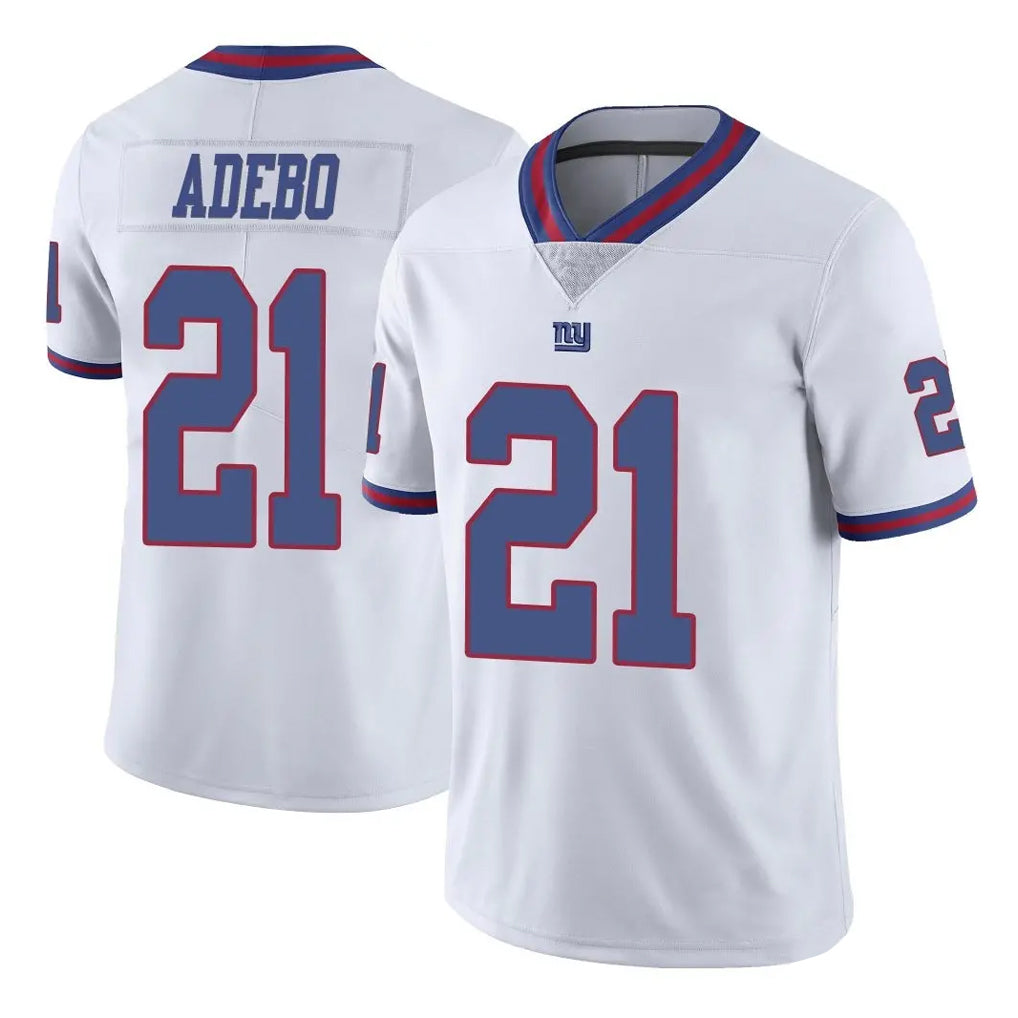 Vanessashop NY.Giants #21 Paulson Adebo Player White Color Rush Home Game Stitched Jerseys