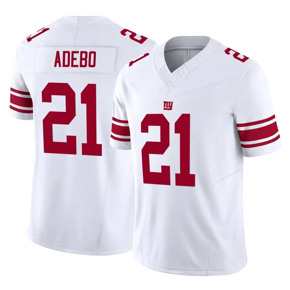 Vanessashop NY.Giants #21 Paulson Adebo Player White Limited Vapor F.U.S.E. Home Game Stitched Jerseys