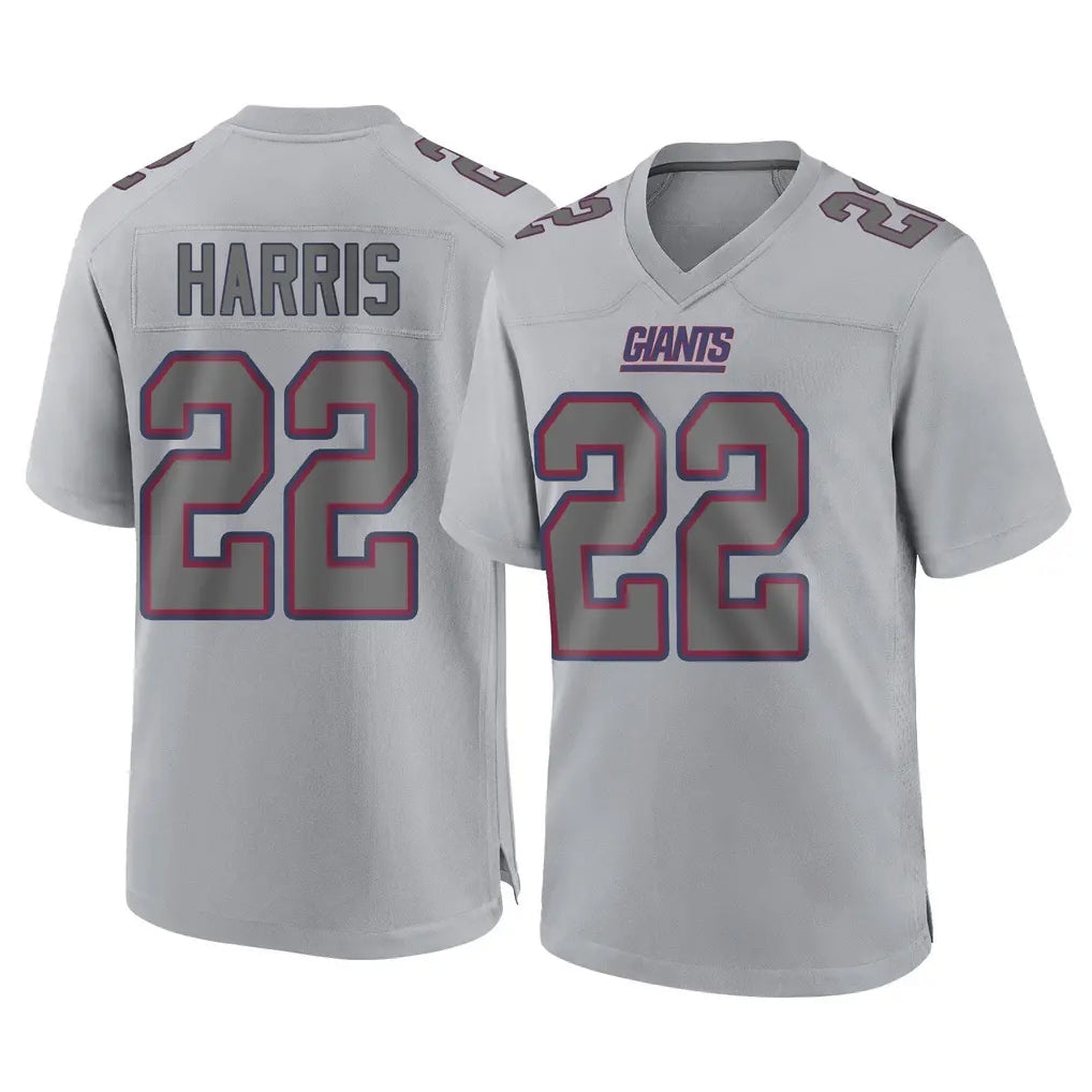Vanessashop NY.Giants #22 Najee Harris Player Gray Atmosphere Fashion Limited Game Stitched Jerseys