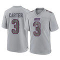 Vanessashop NY.Giants #3 Abdul Carter Player Gray Atmosphere Fashion Limited Game Stitched Jerseys
