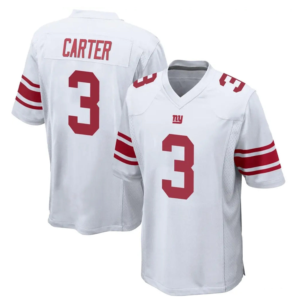 Vanessashop NY.Giants #3 Abdul Carter Player White Home Game Stitched Jerseys