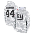 Vanessashop NY.Giants #44 Cam Skattebo Player Arctic Camo Salute to Service Pullover Hoodies Limited Game Stitched Jerseys