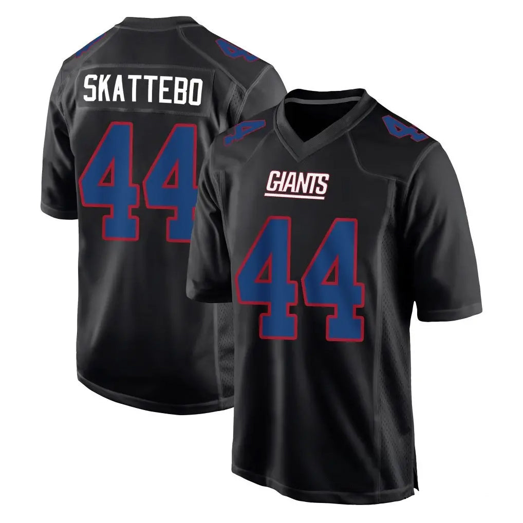 Vanessashop NY.Giants #44 Cam Skattebo Player Carbon Fashion Limited Home Game Stitched Jerseys