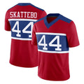Vanessashop NY.Giants #44 Cam Skattebo Player Red Century Vapor F.U.S.E. Home Game Stitched Jerseys