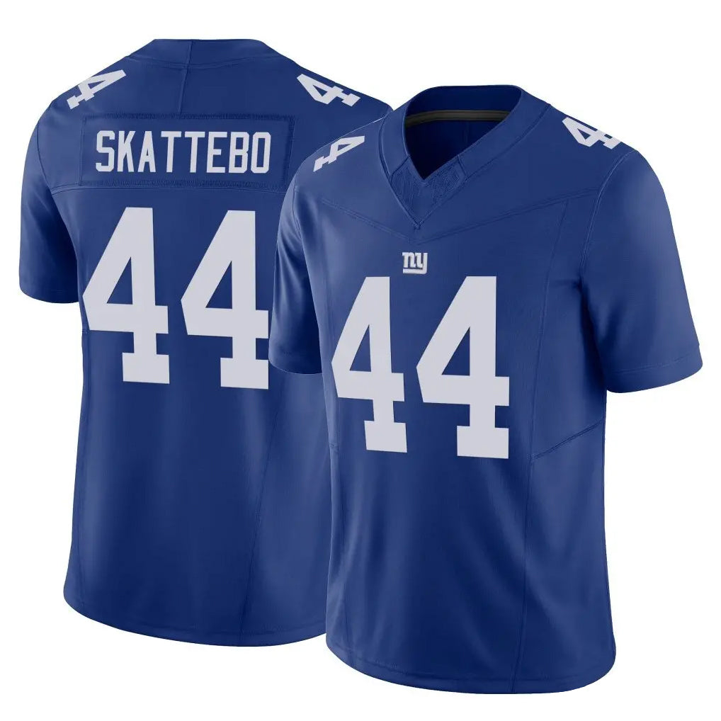 Vanessashop NY.Giants #44 Cam Skattebo Player Royal Limited Vapor F.U.S.E. Home Game Stitched Jerseys
