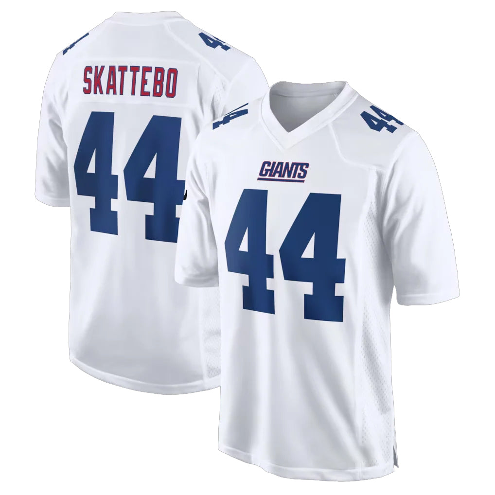 Vanessashop NY.Giants #44 Cam Skattebo Player White Fashion Limited Home Game Stitched Jerseys