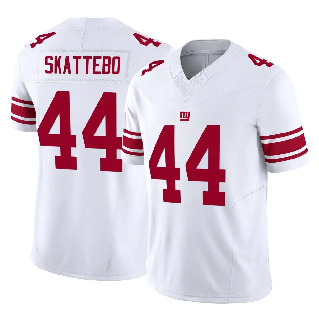 Vanessashop NY.Giants #44 Cam Skattebo Player White Limited Vapor F.U.S.E. Home Game Stitched Jerseys