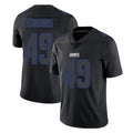 Vanessashop NY.Giants #49 Tremaine Edmunds Player Black Impact Limited Home Game Stitched Jerseys