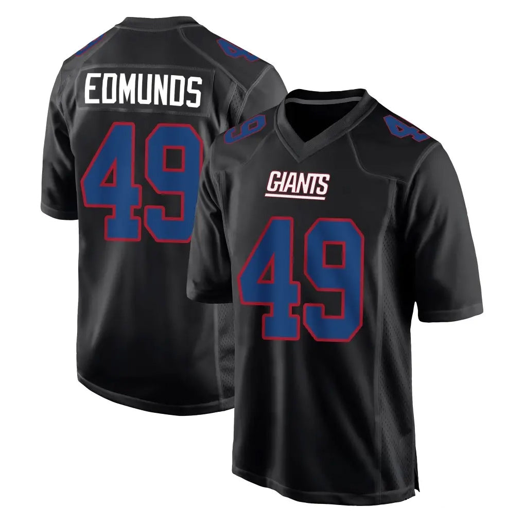 Vanessashop NY.Giants #49 Tremaine Edmunds Player Carbon Fashion Limited Home Game Stitched Jerseys