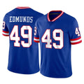 Vanessashop NY.Giants #49 Tremaine Edmunds Player Royal Classic Vapor Home Game Stitched Jerseys