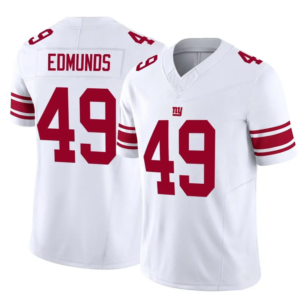 Vanessashop NY.Giants #49 Tremaine Edmunds Player White Limited Vapor F.U.S.E. Home Game Stitched Jerseys