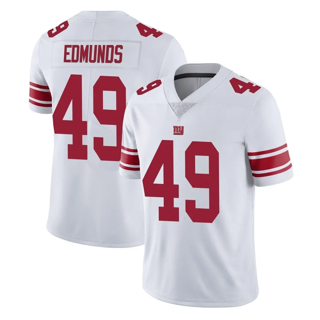 Vanessashop NY.Giants #49 Tremaine Edmunds Player White Limited Vapor Untouchable Home Game Stitched Jerseys