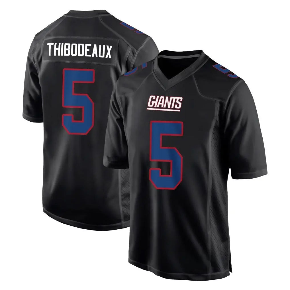 Vanessashop NY.Giants #5 Kayvon Thibodeaux Player Carbon Fashion Limited Home Game Stitched Jerseys