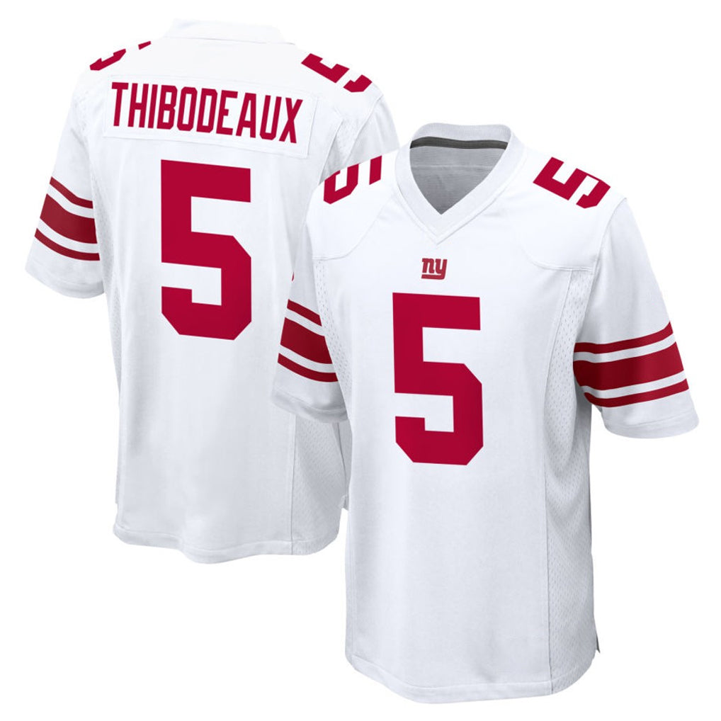 Vanessashop NY.Giants #5 Kayvon Thibodeaux Player White Home Game Stitched Jerseys