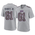 Vanessashop NY.Giants #61 John Michael Schmitz Jr. Player Gray Atmosphere Fashion Limited Game Stitched Jerseys