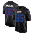 Vanessashop NY.Giants #65 Francis Mauigoa Player Carbon Fashion Limited Home Game Stitched Jerseys