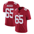 Vanessashop NY.Giants #65 Francis Mauigoa Player Red Limited Vapor Untouchable Home Game Stitched Jerseys