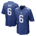 Vanessashop NY.Giants #6 Jaxson Dart Player Royal Home Game Stitched Jerseys