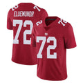 Vanessashop NY.Giants #72 Jermaine Eluemunor Player Red Limited Vapor Untouchable Home Game Stitched Jerseys