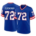 Vanessashop NY.Giants #72 Jermaine Eluemunor Player Royal Classic Home Game Stitched Jerseys