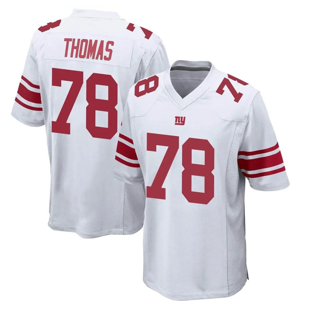 Vanessashop NY.Giants #78 Andrew Thomas Player White Home Game Stitched Jerseys