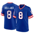 Vanessashop NY.Giants #8 Jevon Holland Player Royal Classic Home Game Stitched Jerseys