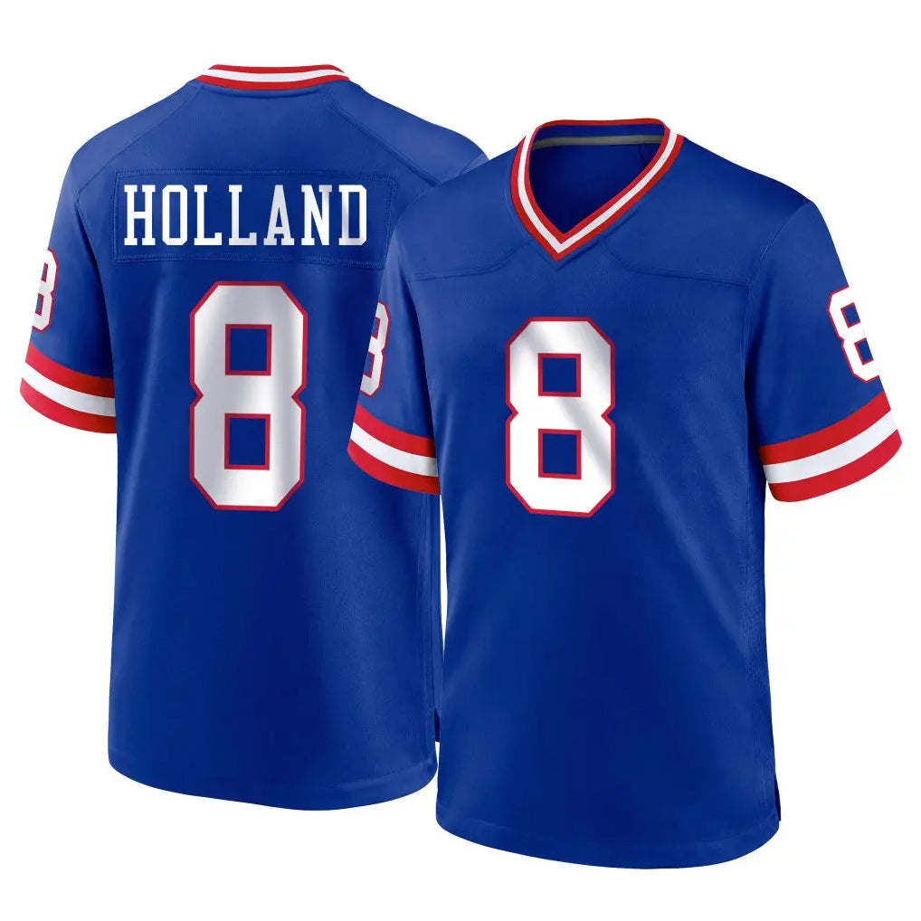 Vanessashop NY.Giants #8 Jevon Holland Player Royal Classic Home Game Stitched Jerseys